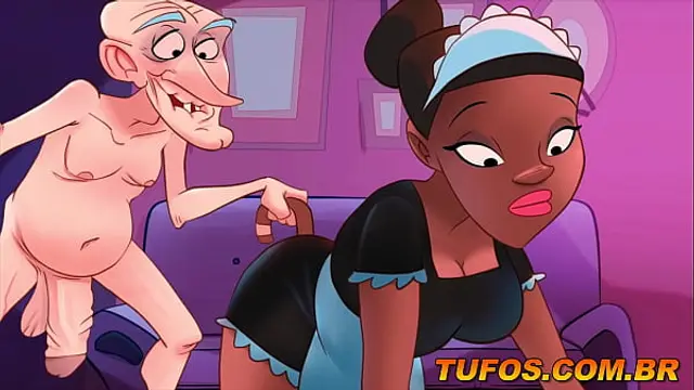 Controversial cartoon&excl; Tight little pussy couldn't handle the old man's big cock&excl;
