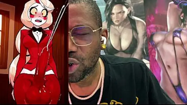 Beautiful Petite Transgender Girl Cum Covering Herself&comma; Cute Trans Gamer Girl Hands Free Cumming&comma; Hazbin Hotel Futa Cum&comma; Trans Anime Girl Cumming&comma; AI Generated