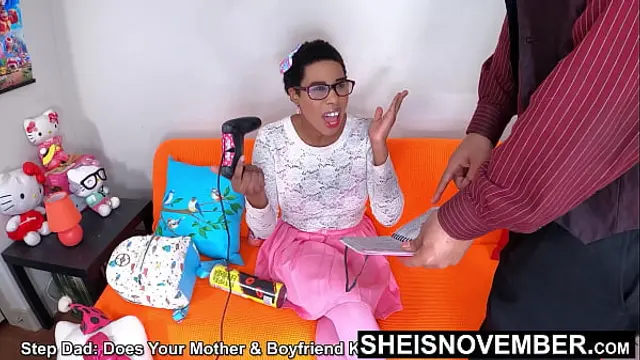 60fps Newest Drama Reality Fauxcest Plot&colon; Stepdad Stealing My Diary&colon; Pressuring Me For Aggressive Missionary Pussy Fuck&comma; Huge Saggy Tits Out&comma; Cute Black Nerd Stepdaughter Sheisnovember Fucked Sideways Legs Up&comma; Big Cock Drilling By Msnovember