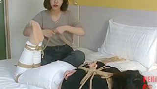 Chinese Mom Tied By Daughter