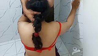 Morning Sex In Desi Indian Couple In Bathroom Early Before Office Work