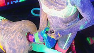Wet And Messy Glowing Uv Slime Colourful Alien Goo Play