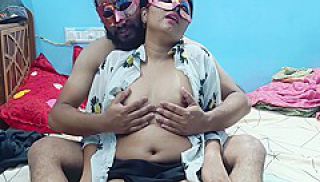 My Mallu Cheating Slut Wife Boobs Show With Her Step Brother And He Licking Her Big Nipple And Hairy