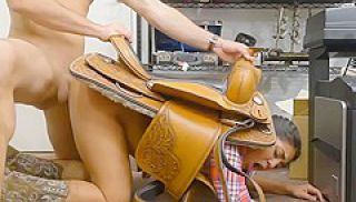Texas Cowgirl Anal Fucked By Pawn Dude In The Backroom