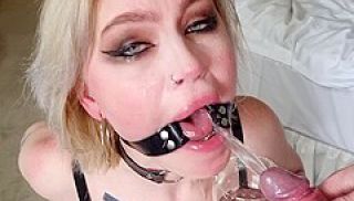 EXTREME!! BDSM, PISS, ANAL TRAINING Newbie Greta Foss Rough anal and throating treatment, anal cream
