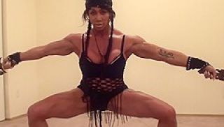 Marital Arts Female Bodybuilder Could Slice And Dice You, Kick Your Ass!