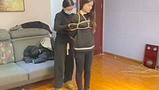 Tried Bondage With Chinese Student
