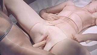Kinky Lesbians Fuck Encased In Sheer Nylons From Head To Toe