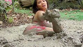 Asian Teen Mud Fetish