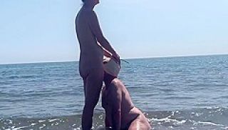 Mistress Punishes Her Husband In The Sea
