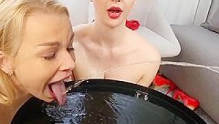 [WET] CRAZY WET GAMES Rebecca Sharon &amp; Lady Gang, BGG, Piss in mouth &amp; ass, anal speculum ex