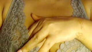 Girl Enjoys Self Sex By Showing Naked Boobs And Pressing Them
