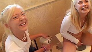 Little Summer In Pissing With Her Bff