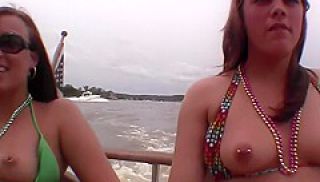 My Sister And Her Friend Have Fun On The Boat
