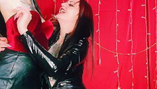 Tickling With A Feather. Real Emotions Loud Laughter. Tickle Fetish. Pvc Catsuit