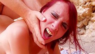 Redhead German Girl Eating Cum After A Hard Anal Fuck