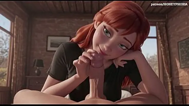 Anna is going to introduce us to her favorite "toy" Frozen 3D porn animation