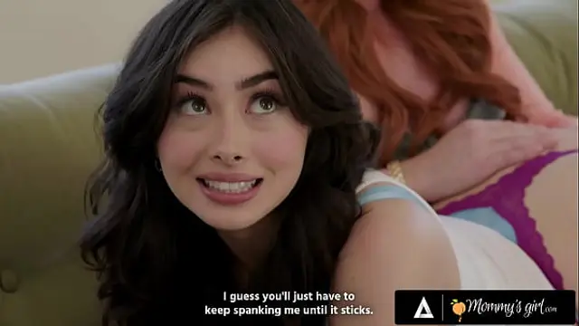 MOMMY'S GIRL - Angry MILF Sophia Locke DISCIPLINES Yet Again Misbehaving Stepbae Chloe Surreal&excl;