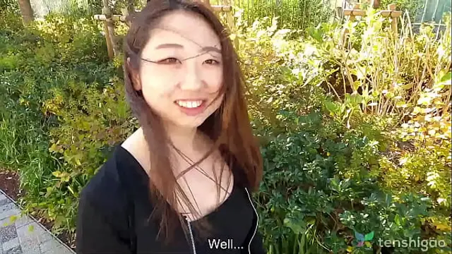 First time on camera sex with real Japanese Tokyo Nurse Miss Ai Okamoto - couch casting and showing off her cute sexy body&period; pt1